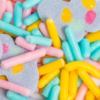 Sprinkles em fios com borboletas - 57 g