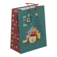 Saco de oferta Tió de Nadal 23 x 18 x 10 cm.