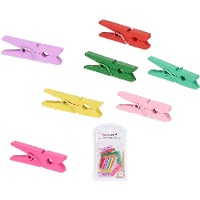 Prendedores multicolor pequenos - 13 unidades