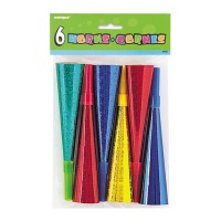 Trompetes de cores vivas - 6 pcs.