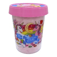 Algodão de açúcar de Unicórnios com adesivo de 30 gr