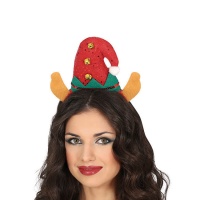 Fita de cabeça de duende do Pai Natal