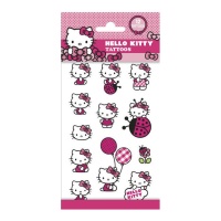 Hello Kitty fez uma variedade de tatuagens temporárias - 12 pcs.