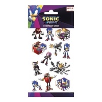 Sonic Assorted Temporary Tattoos - 12 unid.