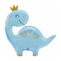Balão dinossauro azul de 1,12 m