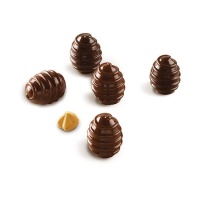 Molde de silicone para ovos de chocolate Choco Spiral 3D 17,5x 21 x 21 x 3 cm - Silikomart