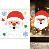 Decoração adesiva de gel do Papai Noel