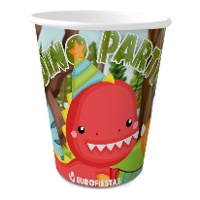 Copos de Coleção Festa Dino - 8 unidades