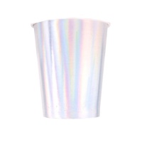 Copos iridescentes de 270 ml - 6 unidades
