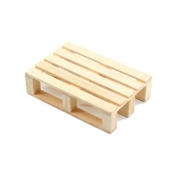 Bases para copos de palete de madeira de 8 x 12 cm - 1 unidade