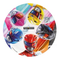 Pratos Power Rangers 23 cm - 8 peças