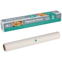 Rolo de papel vegetal de dupla face 15 m - 1 unid.