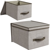 Caixa baixa de 40 x 30 x 25 cm com tampa articulada