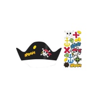 Chapéus de Piratas personalizáveis - 8 unidades