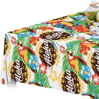 Toalha de mesa tropical Aloha 2,74 x 1,37 m