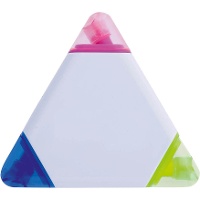 Marcador triangular de 3 cores