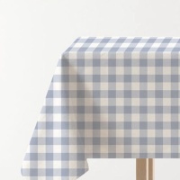 Toalha de mesa 1,45 x 1,45 m em tecido Vichy