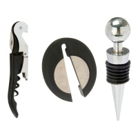 Conjunto de vinho - 3 peças