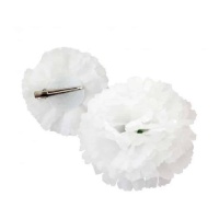 Cravo branco com prendedor - 1 unidade