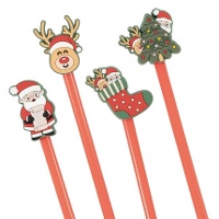 Caneta de Natal de 19 cm - 1 unidade