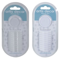 Anéis de disco de 3,2 cm - Artis decor - 11 unid.