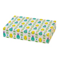 Caixa de 23,5 x 16 x 5 cm com pintinhos divertidos