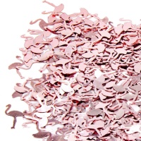 Confetti flamingo rosa metálico de 20 gr.