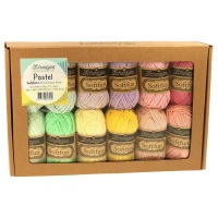 Pacote de 12 novelos SoftFun Pastel de 50 gr - Scheepjes