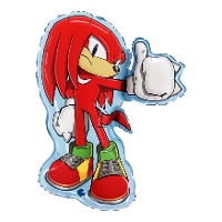 Balão do Knuckles de Sonic de 66 cm