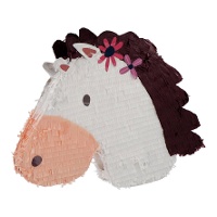 Piñata 3D de cavalo de 50 x 50 cm - 1 unidade