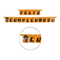 Grinalda Feliz Cumpleaños de Dragon Ball