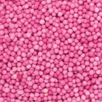 Sprinkles de pérolas cor-de-rosa mini de 100 g - Decora