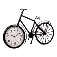 Relógio de mesa de bicicleta preto - DCasa