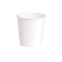 Copos de 200 ml em cartão branco - 50 unid.