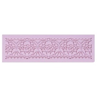 Molde de silicone retangular com rebordo 17,9 x 5,3 cm - Artis decor