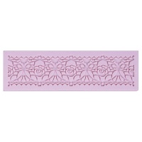 17,9 x 5,3 cm molde de borda rectangular de silicone - Artis decor