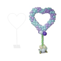 Estrutura de coração de balão para balões de 40 x 220 cm - 6 peças - Liragram