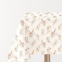 Toalha de mesa 2,00 x 1,45 m em tecido floral