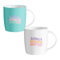 Chávena de 350 ml Amiga somos muy top - 1 unid.