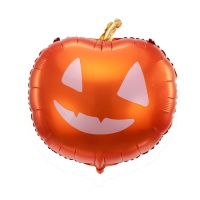 Balão abóbora sorridente 52 x 52 cm - Partydeco