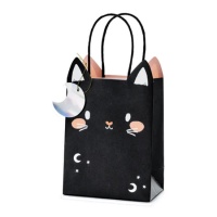 Saco de oferta para gato preto 18 x 14 x 8 cm - 1 unid.