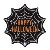 Balão teia de aranha Halloween 46 cm - Grabo