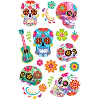 Tatuagens temporárias de Catrina - 1 folha