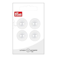 Botões brancos de 2 cm com dois furos - Prym - 4 unid.