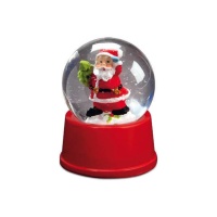 Globo de neve com o Pai Natal 6,5 x 5 cm - 1 peça
