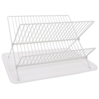 Suporte para pratos 43 x 26 x 35 cm branco