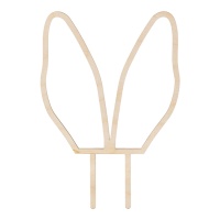 Topo de bolo para orelhas de coelho - 1 unid.