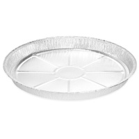 Recipiente redondo descartável de 33 x 2,3 cm - 2 peças