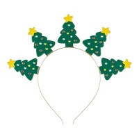 Bandolete em metal para árvore de Natal com 23 cm
