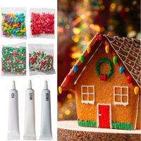 Conjunto de decoração para casa de Gengibre